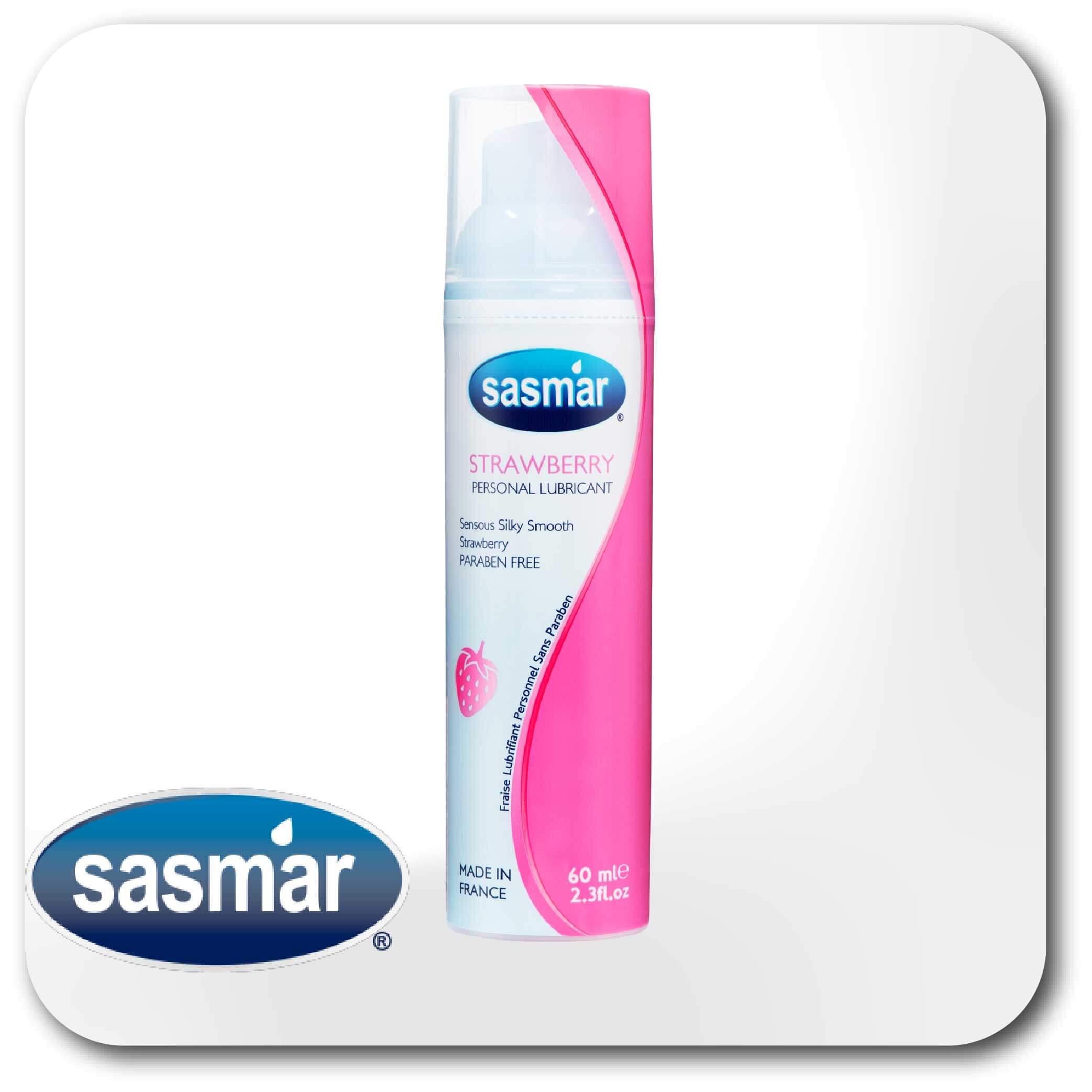Sasmar-Strawberry-60ml-Pump. Personal Lubricants