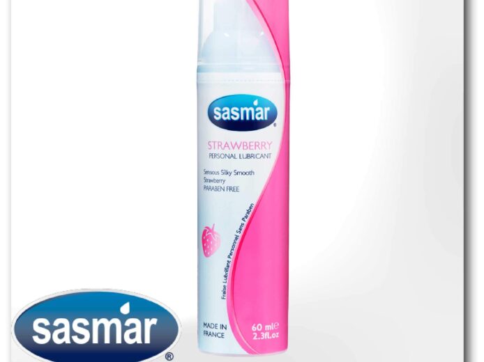 Sasmar-Strawberry-60ml-Pump. Personal Lubricants
